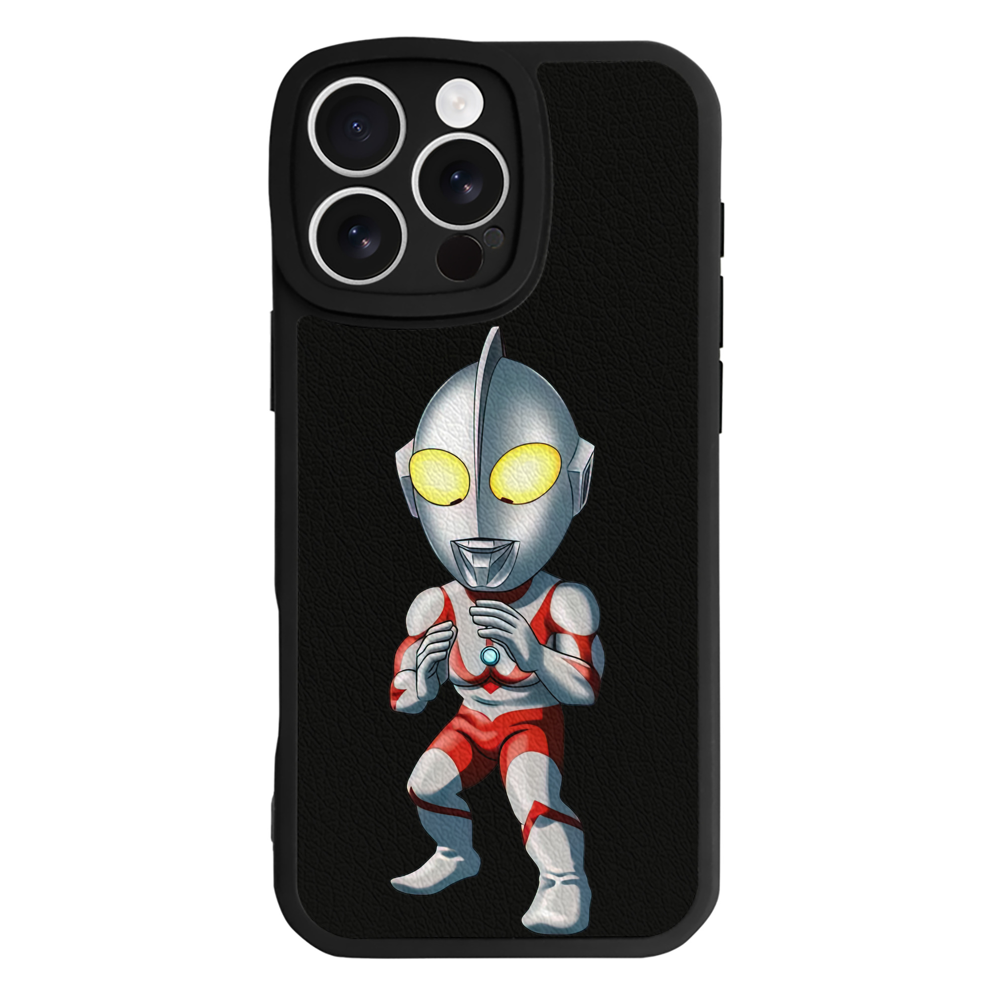 （画像用） ウルトラマン Ultraman 【iPhone 16シリーズ対応】シリコンスマホケース（レザー調） 材質：シリコン